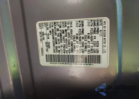 2012 Nissan Rogue Sv z USA, uszkodzony, nr VIN JN8AS5MT3CW601005